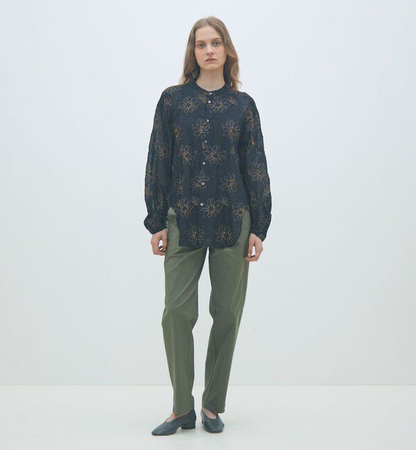 MACPHEE「フラワーエンブロイダリー チュニックブラウス」|シャツ・ブラウス|