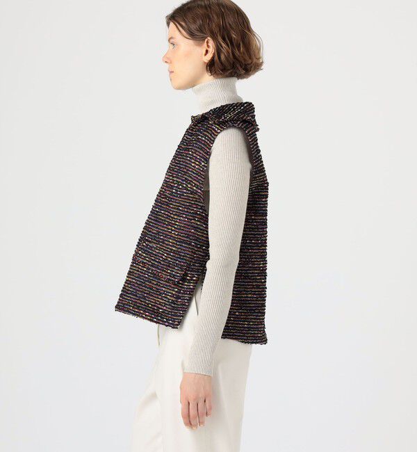 Ballsey「フリンジヤーンツイード スキッパーベスト」|ベスト・ジレ|