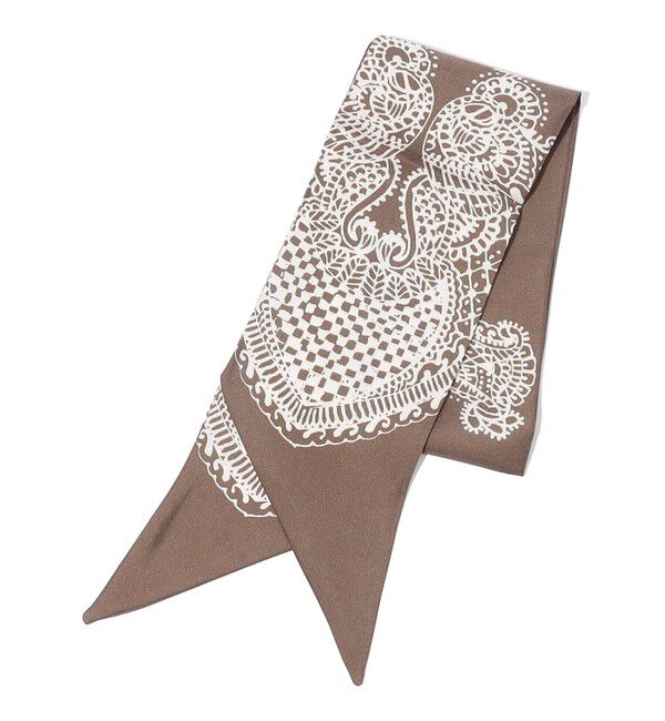 TOMORROWLAND GOODS「Kinloch シルクスカーフ」|バンダナ・スカーフ|54 ベージュ系