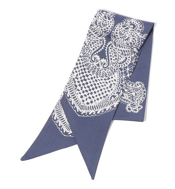 TOMORROWLAND GOODS「Kinloch シルクスカーフ」|バンダナ・スカーフ|66 ブルー系