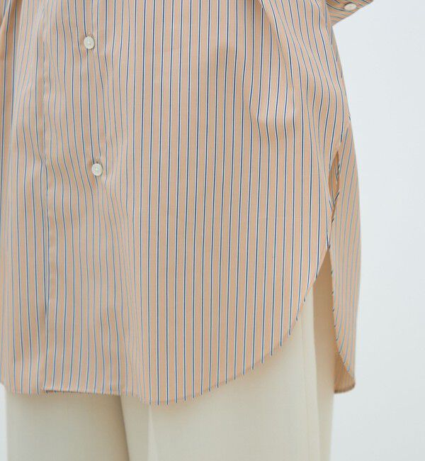 MACPHEE「コットンブロード ベルト付きチュニックシャツ」|チュニック|