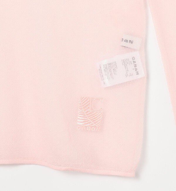 CABaN「コットンナイロンストレッチ シアークルーネックプルオーバー」|ニット・セーター|