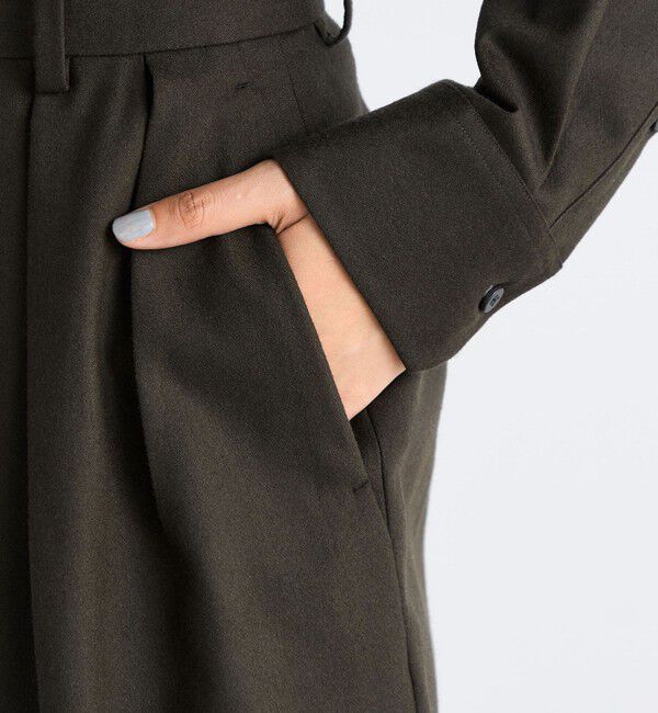 Edition「ウールメルトンポプリン 2タックワイドスラックス」|スラックス|