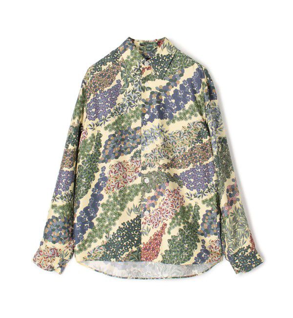 CABaN「シルクツイル FLOWER RIVER レギュラーカラーシャツ」|シャツ・ブラウス|26 イエロー系