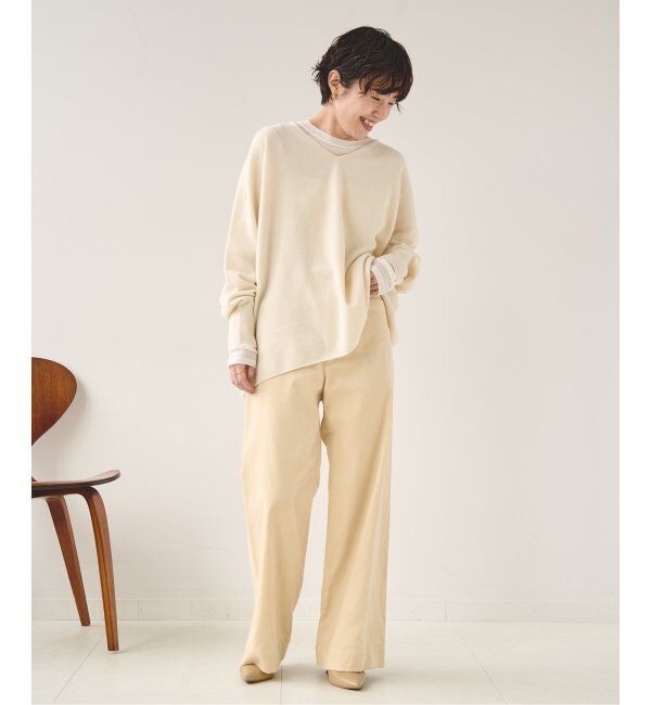 EMILYWEEK「スーパーウール クルーネックシアープルオーバー」|Tシャツ・カットソー|