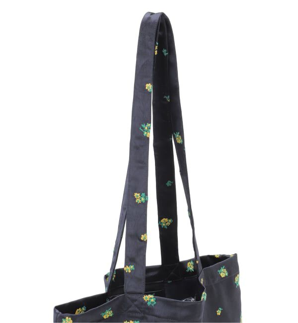 SLOBE IENA「FLOWER SATINトートバッグ」|トートバッグ|