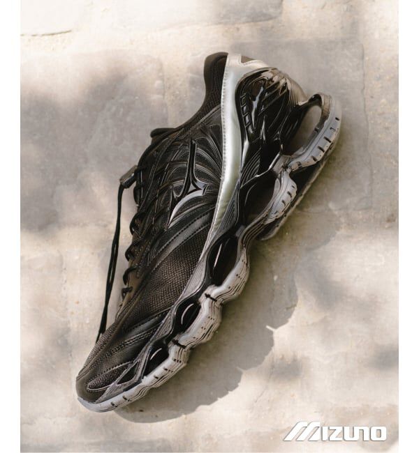 EDIFICE「MIZUNO(ミズノ) WAVE PROPHECY LS 別注 "MONOTONE CINEMA"」|スニーカー|ブラック