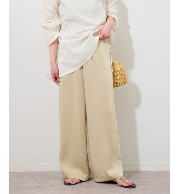 JOURNAL STANDARD relume「ヴィンテージサテンベイカーパンツ」|その他|ベージュ