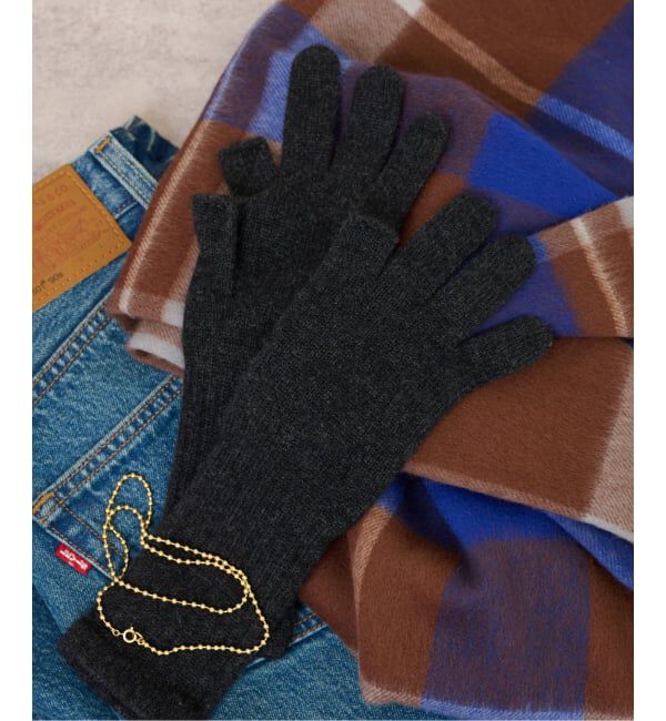 JOURNAL STANDARD relume「【WILLIAM BRUNTON/ウィリアム ブラントン】 long gloves」|手袋|グレー