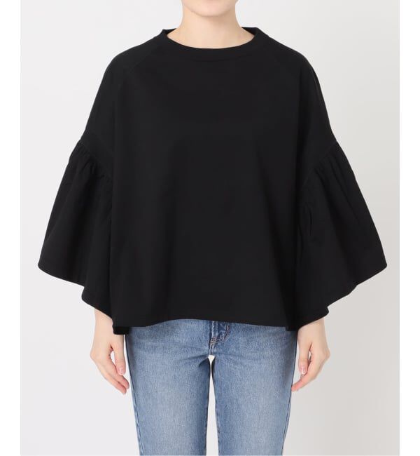 NOBLE「《追加》COG THE BIGSMOKE/コグザビッグスモーク LAURA GATHERED SLV TOP」|Tシャツ・カットソー|