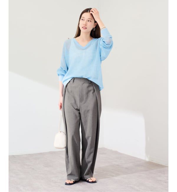 FRAMeWORK「≪予約≫撥水強撚PEアジャストパンツ」|スラックス|