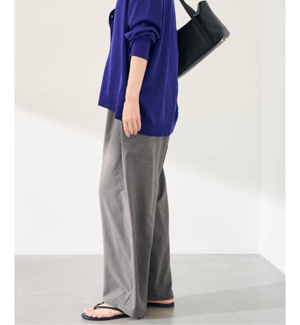 FRAMeWORK「≪予約≫撥水強撚PEアジャストパンツ」|スラックス|