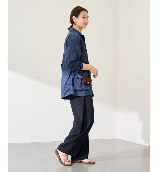 FRAMeWORK「≪予約≫撥水強撚PEアジャストパンツ」|スラックス|