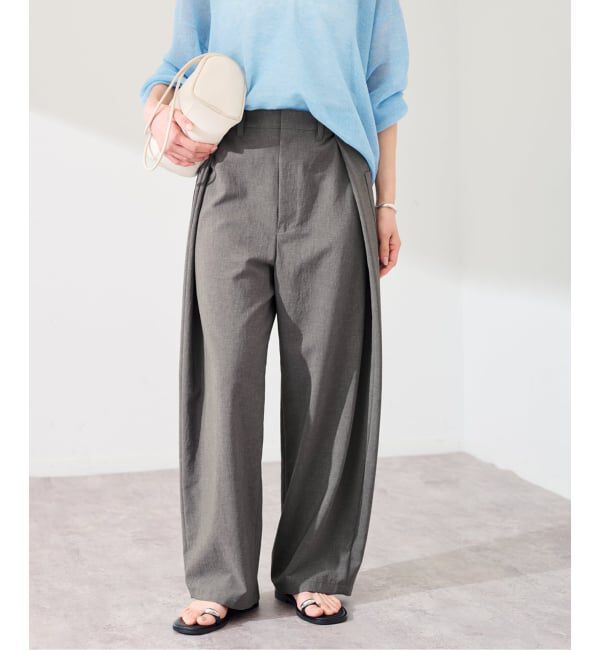 FRAMeWORK「≪予約≫撥水強撚PEアジャストパンツ」|スラックス|