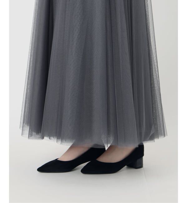  「《予約》【洗える】CHOKLATE PARIS /チョコレートパリ  チュールロングスカート」|スカート|