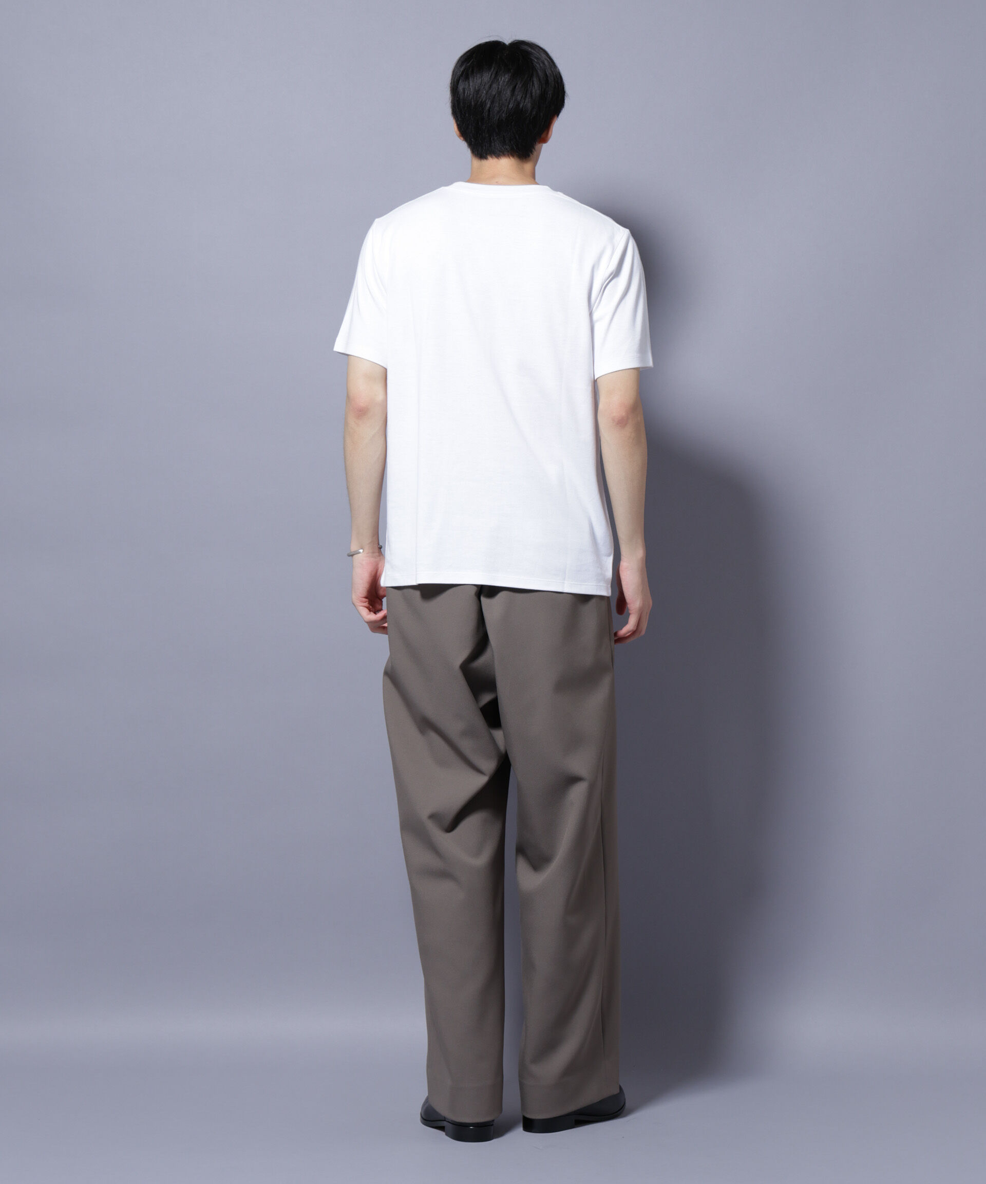 nano･universe「Anti Soaked(R) 汗染み防止 クルーネック レギュラーシルエットTシャツ」|Tシャツ・カットソー|