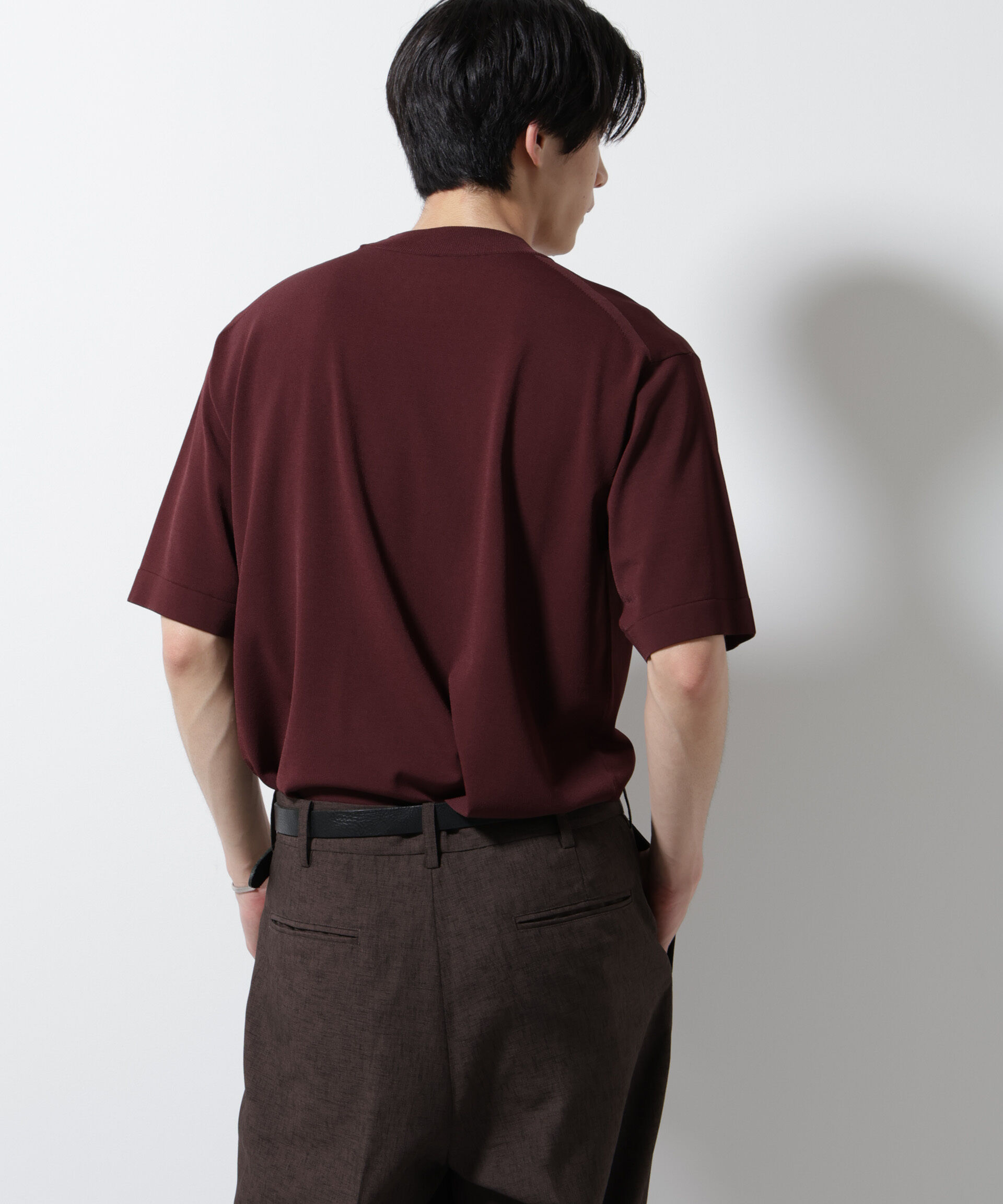 nano･universe「｢ELITE 7 FUNCTION｣モックネックニット」|ニット・セーター|