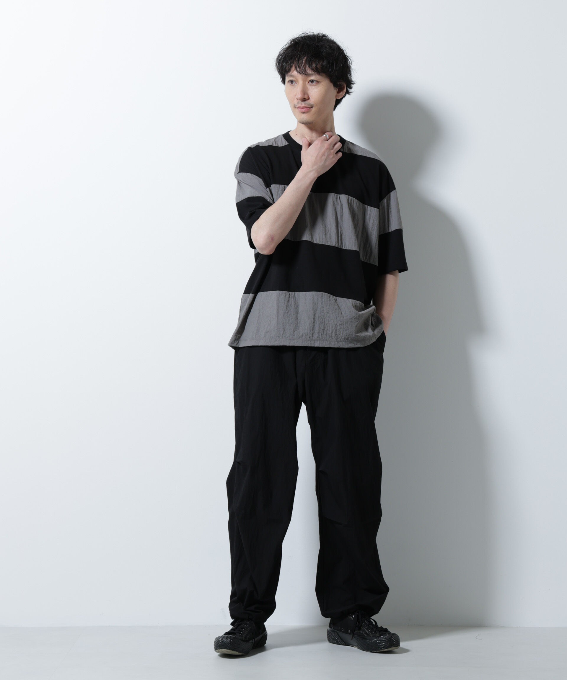 nano･universe「ライトウェイトバギーパンツ」|チノ|