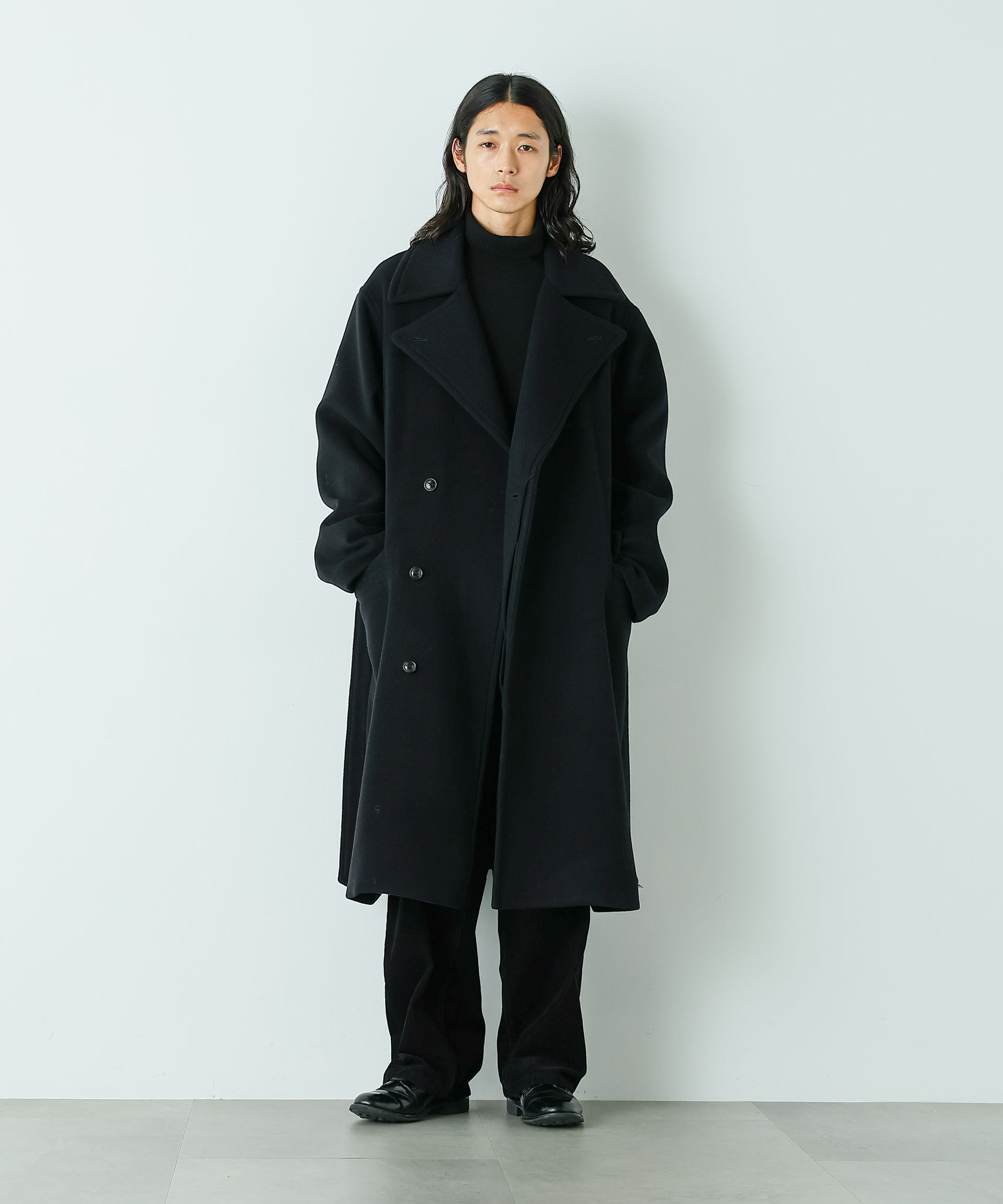 nano･universe「｢HOTEL PALACE｣ ワイドストレートコーデュロイパンツ」|チノ|