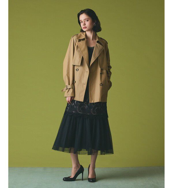 Grace Class「ケープショートトレンチコート」|トレンチコート|