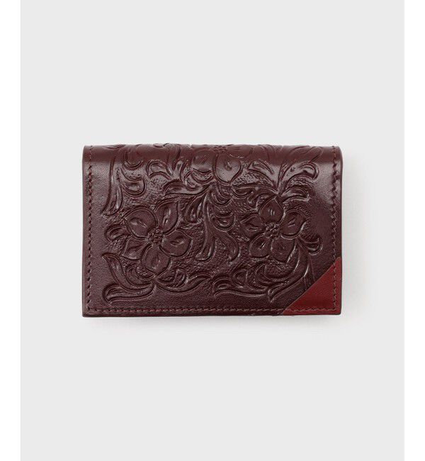 Carving Tribes「LeatherCardCase」|名刺入れ・カードケース|ボルドー