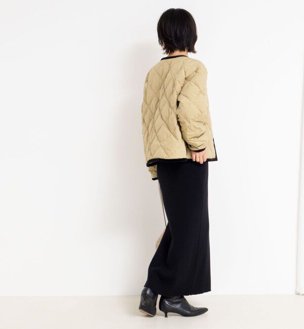 NOLLEY'S「【TAION&times;LIMONTA】別注ベロアパイピングショートダウン」|ダウン|