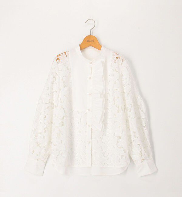 NOLLEY'S「刺繍ビブヨーク4WAYフリルブラウス」|シャツ・ブラウス|