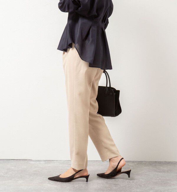 NOLLEY'S「ウォッシャブル麻調スリムパンツ」|その他|