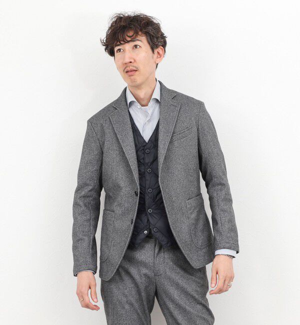 NOLLEY'S goodman「【TAION/タイオン】SINGLE SNAP BUTTON DOWN GILET 25AW」|ダウンベスト・ベスト|