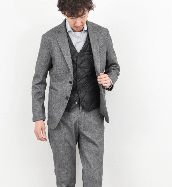 NOLLEY'S goodman「【TAION/タイオン】SINGLE SNAP BUTTON DOWN GILET 25AW」|ダウンベスト・ベスト|