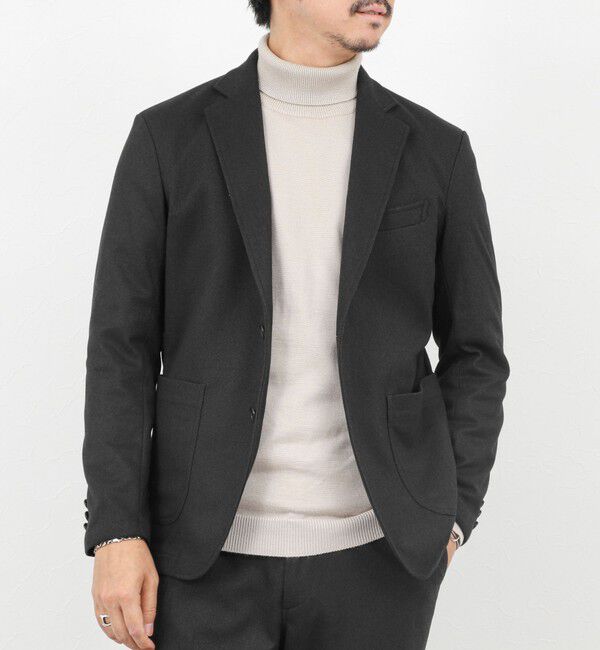 NOLLEY'S goodman「《セットアップ対応》【Active Jersey】ホームスパン ストレッチイージーJK」|テーラードジャケット|