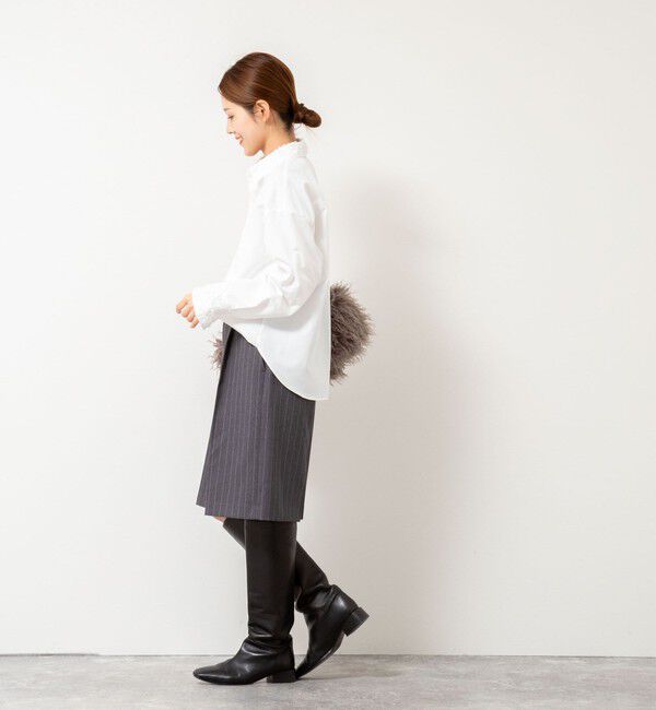 NOLLEY'S「ウォッシャブル3Dレース襟2WAYシャツ」|シャツ・ブラウス|