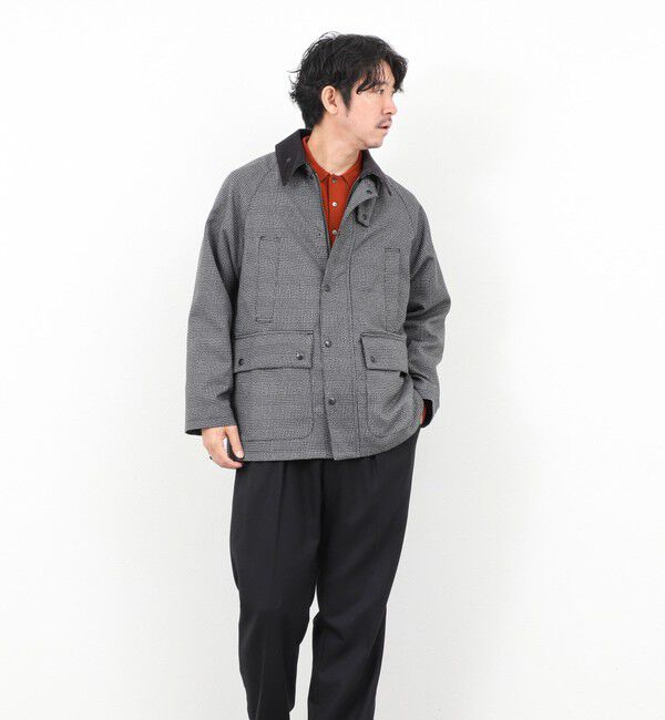 NOLLEY'S goodman「《ビジカジ対応》【TECHTWEED】【SORONA】中綿ユーティリティジャケット 25AW」|ブルゾン・スタジャン|