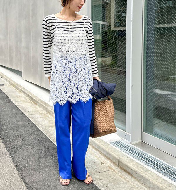 NOLLEY'S「ウォッシャブルドライツイルワイドパンツ」|その他|