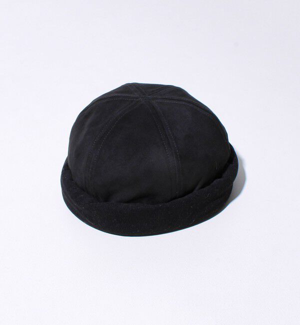 GLOSTER「【GLOSTER/グロスター】コンビネーションロールキャップ 異素材ミックス スエード&times;コーデュロイ」|キャップ・キャスケット|