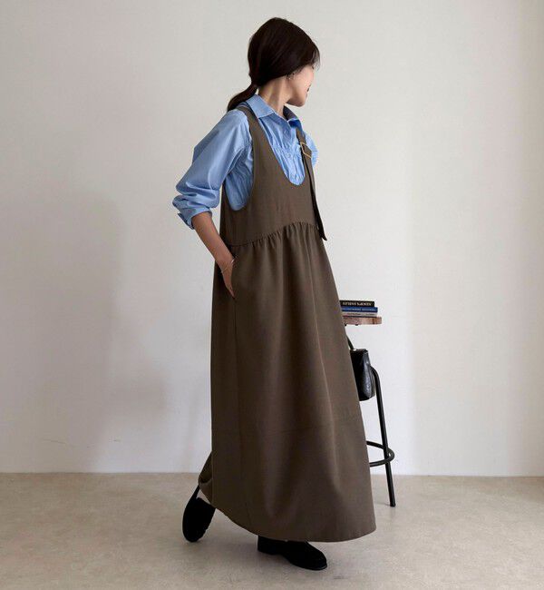 fredy emue「ウール調ジャンスカ」|ワンピース|