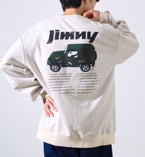 GLOSTER「【ロングセラーコラボ】ジムニー&times;GLOSTER フェイクスエードプルオーバー」|スウェット・ジャージ|