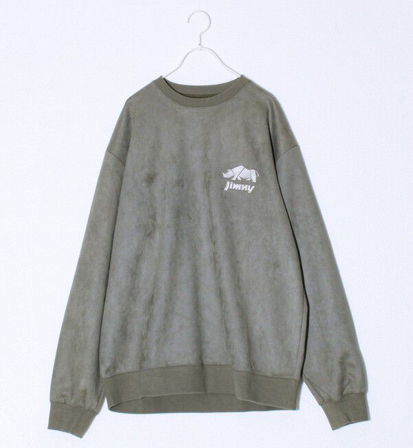 GLOSTER「【ロングセラーコラボ】ジムニー&times;GLOSTER フェイクスエードプルオーバー」|スウェット・ジャージ|