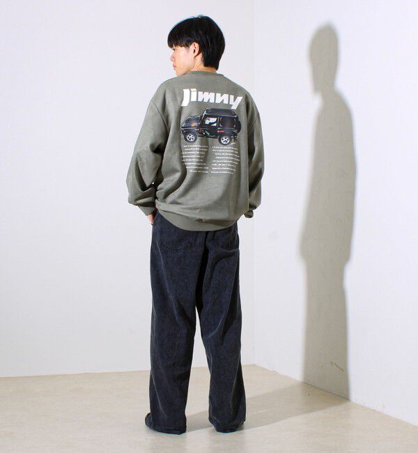 GLOSTER「【ロングセラーコラボ】ジムニー&times;GLOSTER フェイクスエードプルオーバー」|スウェット・ジャージ|