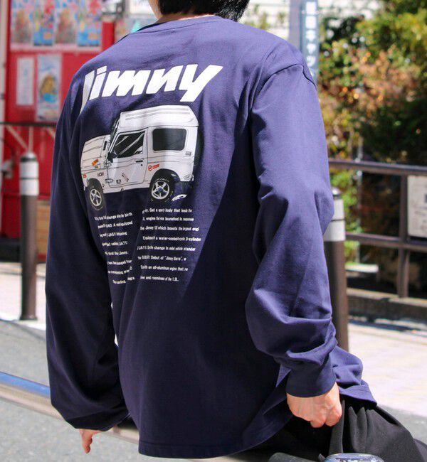 GLOSTER「【ロングセラーコラボ】ジムニー&times;GLOSTER 長袖プリントTシャツ」|Tシャツ・カットソー|