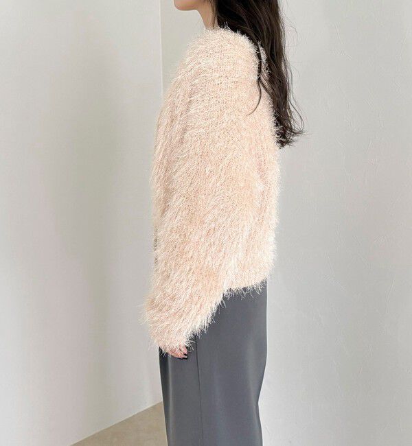 fredy emue「ポリフェザーニットボレロ」|カーディガン|