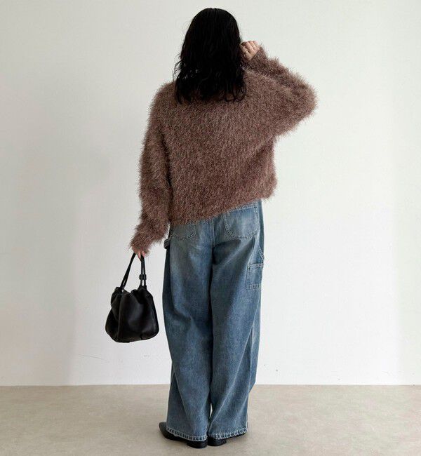 fredy emue「ポリフェザーニットボレロ」|カーディガン|