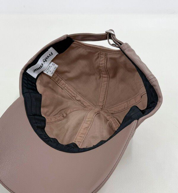 fredy emue「フェイクレザーキャップ」|キャップ・キャスケット|