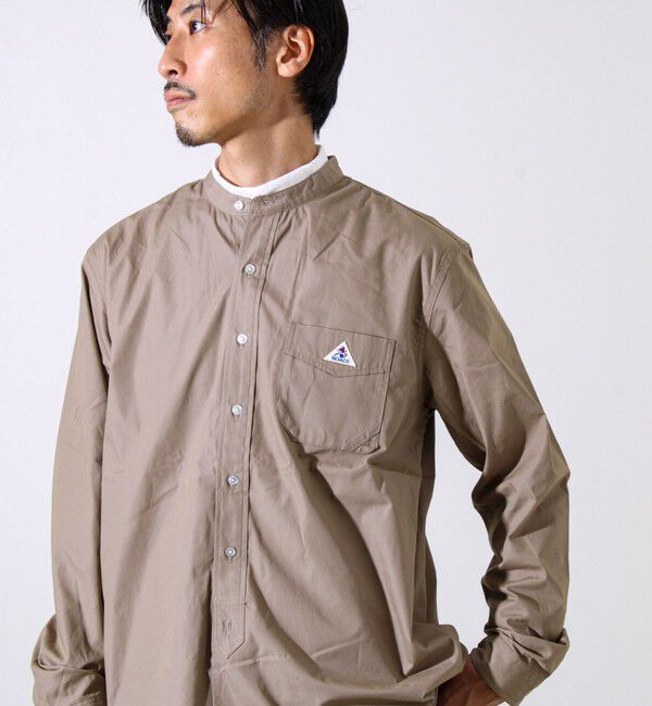 GLOSTER「【GEVACO/ゲバコ】起毛バンドカラーシャツ」|シャツ・ブラウス|