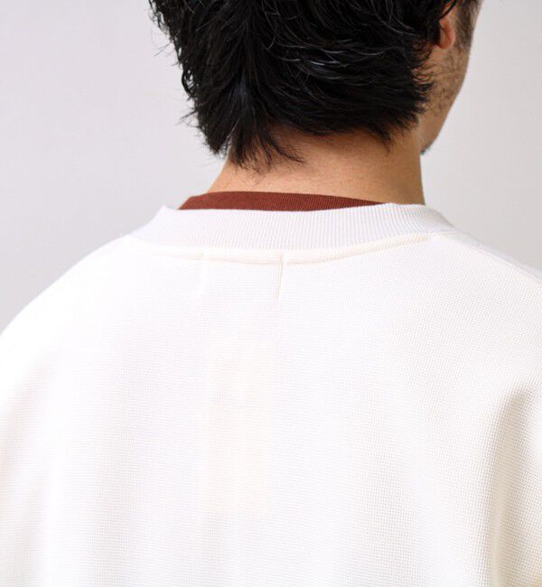 GLOSTER「ワッフルフリース ハーフジッププルオーバー」|スウェット・ジャージ|