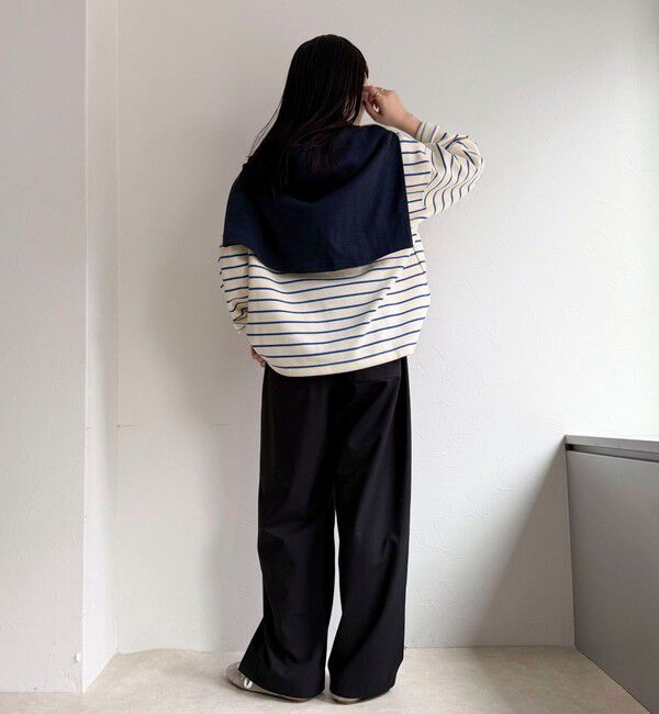 fredy emue「ニットソーボーダーBIGプルオーバー」|Tシャツ・カットソー|