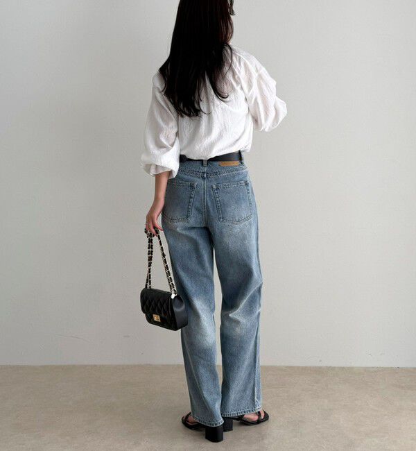 fredy emue「シャイニーシアーギャザーブラウス」|シャツ・ブラウス|