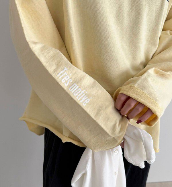 fredy emue「ヴィンテージ加工裏毛オフショルプルオーバー」|Tシャツ・カットソー|