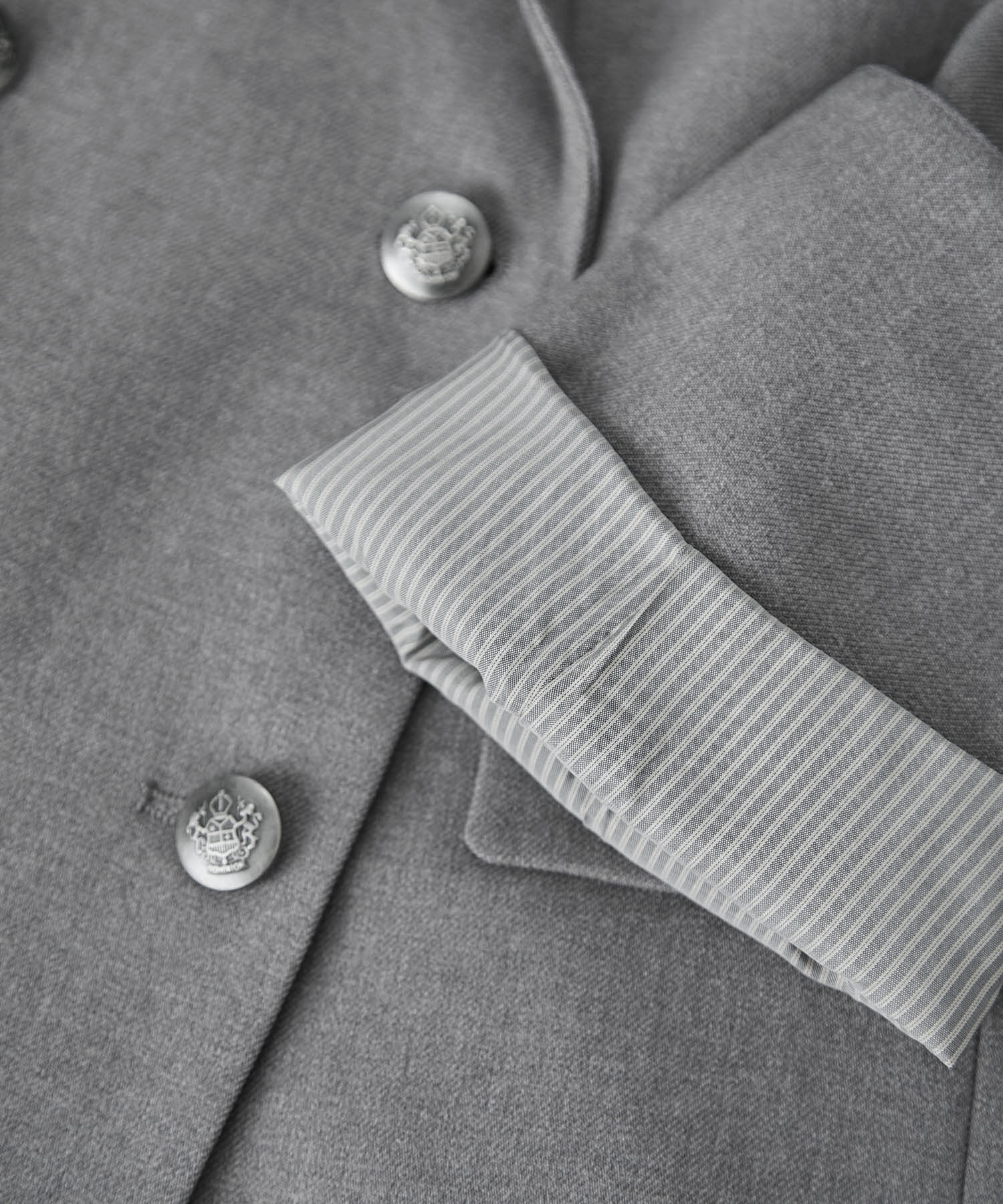 VIS「【美easy】ウーリッシュWブレストテーラードジャケット【洗える】」|テーラードジャケット|