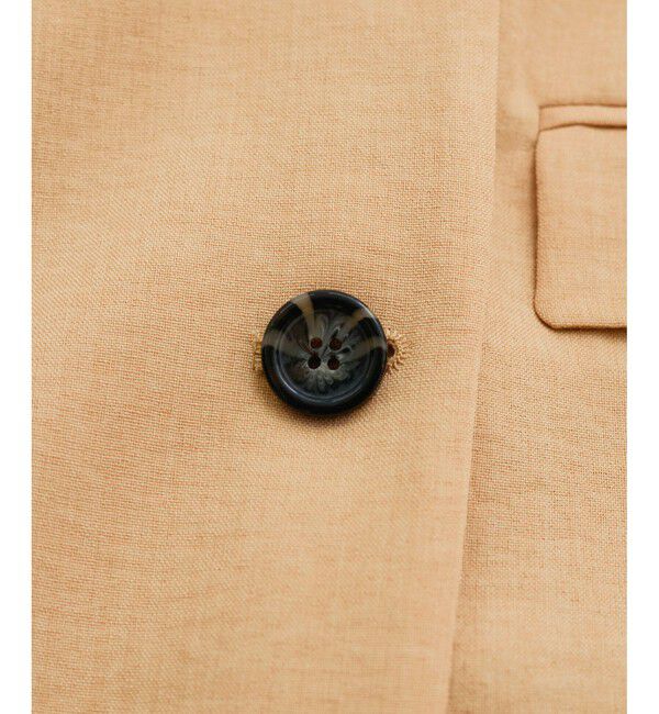 VIS「【美easy】リネンライクリラックスジャケット【接触冷感/洗える】【セットアップ対応】」|テーラードジャケット|